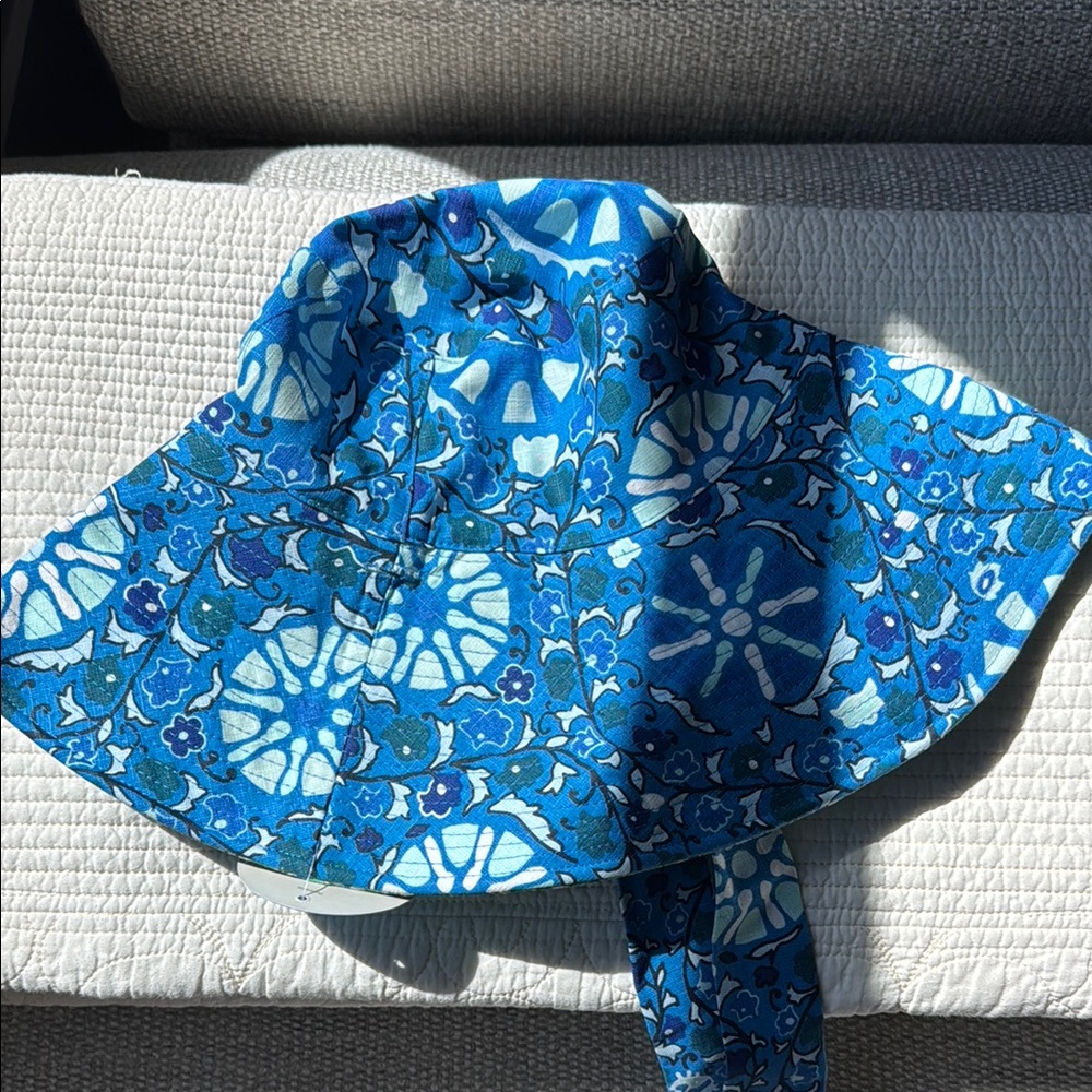 Blue Patterned hat